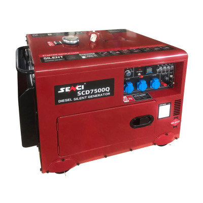 Støjsvag Dieselgenerator 5.200 watt / 230 volt