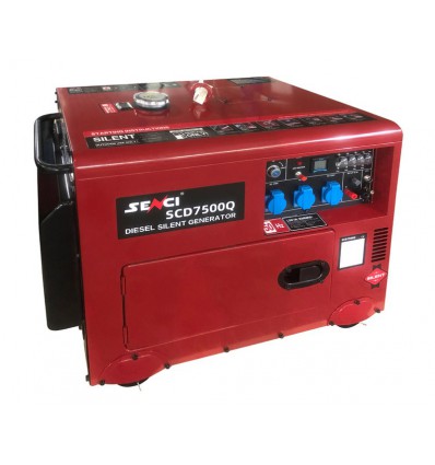 Støjsvag Dieselgenerator 5.200 watt / 230 volt