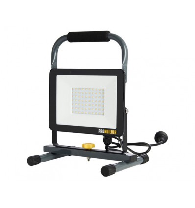 Nortec arbejdslampe 230 volt - 50 watt med fod