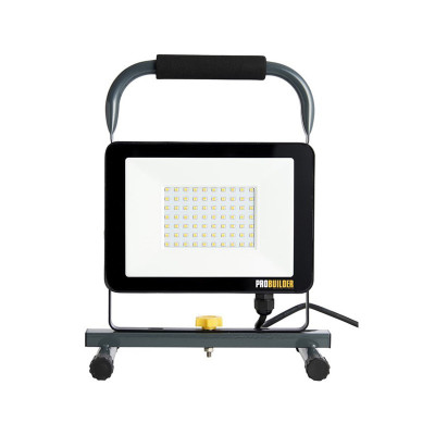 Nortec arbejdslampe 230 volt - 50 watt med fod
