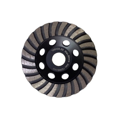 Diamant slibekop - turbo - Ø125 mm