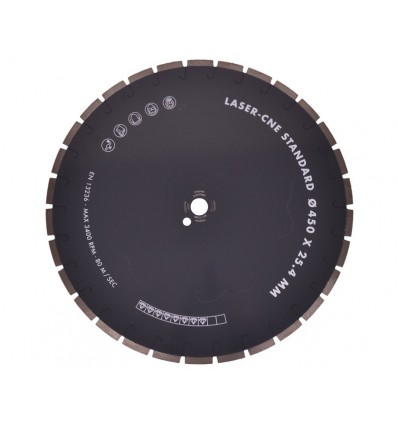 450 mm diamantskive "åben"