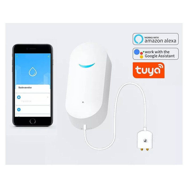 Vandalarm / Vandsensor med Wi-Fi