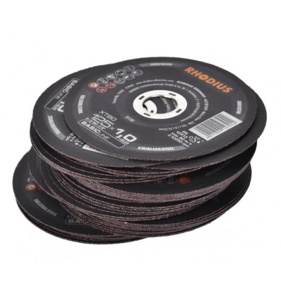 Pakke med 50 stk. Rhodius skæreskiver XT80 (rustfri)