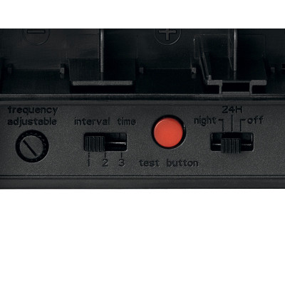 Ultralydsskræmmer med batteri - 200 m²