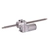 Gearmotor til askeplade - smørefri - inkl. spindel - 12 volt