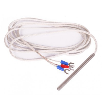 PT1000 Temperaturføler / Røggas sensor - 2,5 meter kabel