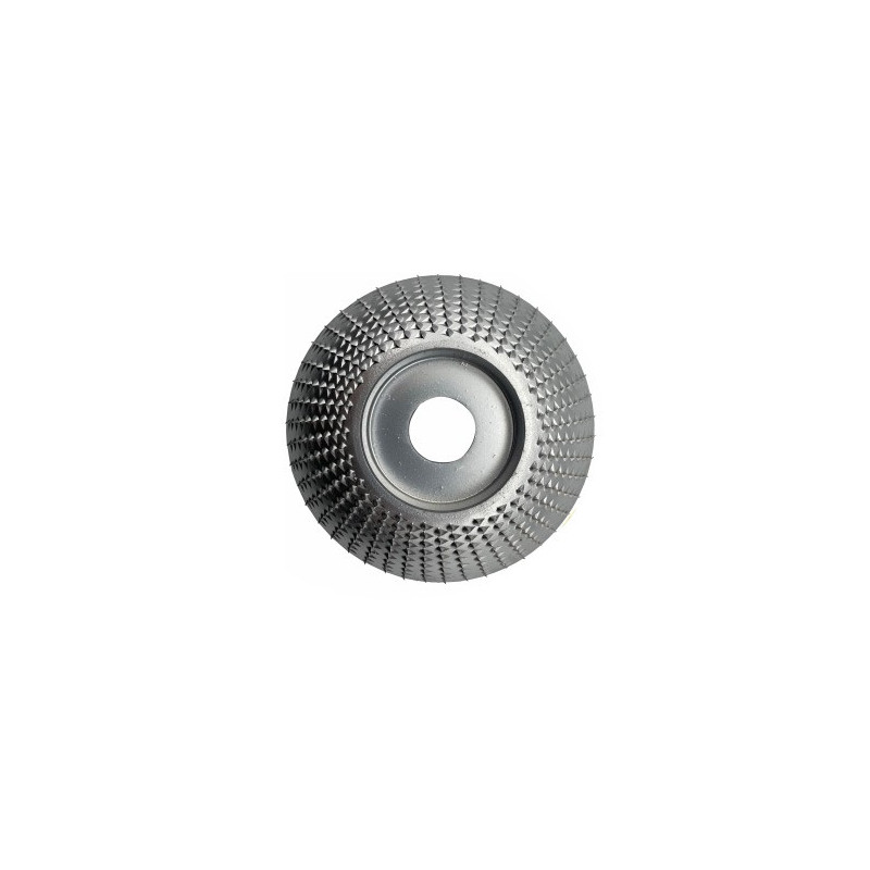 Trærasp - 125 mm - buet overflade