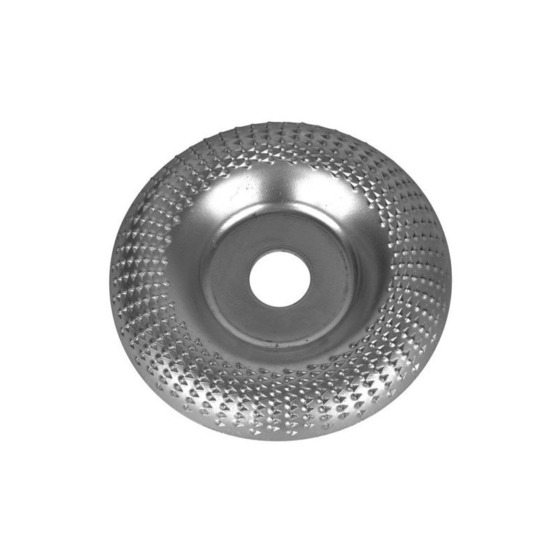 Trærasp - 125 mm - kraftig buet overflade