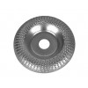 Trærasp - 125 mm - kraftig buet overflade