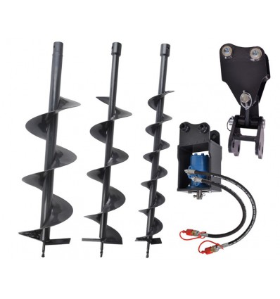 Hydraulisk pælebor til minigraver nr. 007
