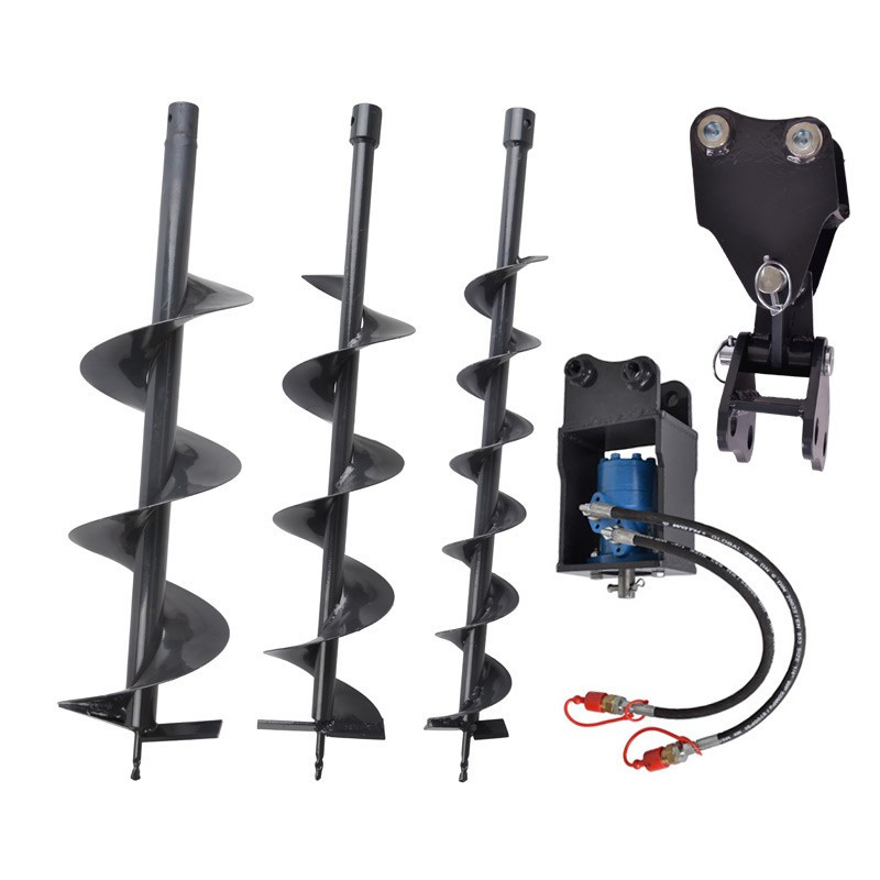 Hydraulisk pælebor til minigraver nr. 007