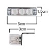 Blitzlys hvid 50x15 mm - 6 stk.