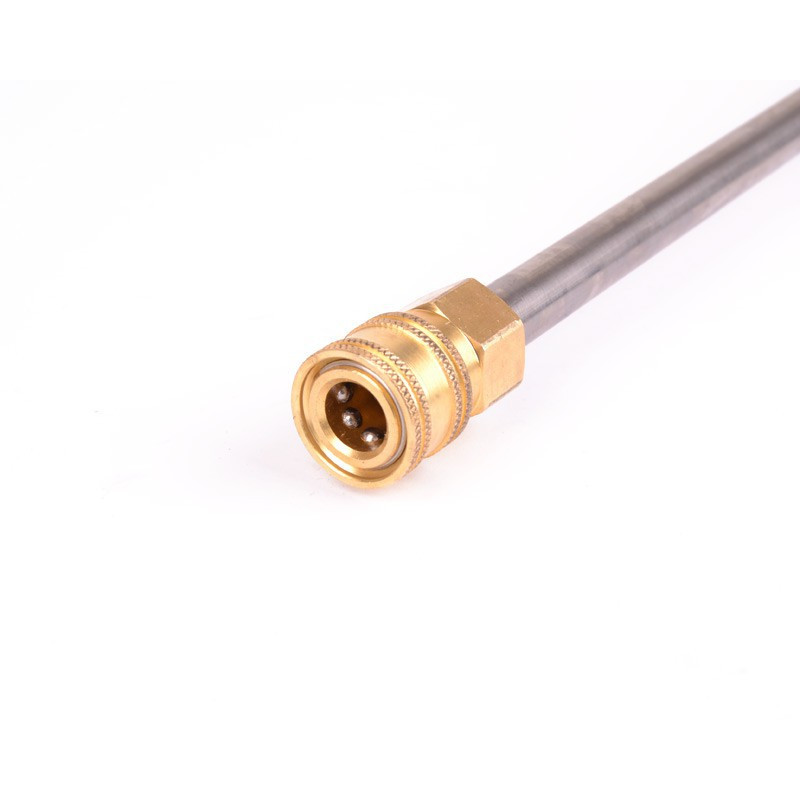 Lanserør med 3/8" hankobling (ind) - 22 mm indvendig gevind (ud)
