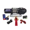 Trækspil 12 volt - 2495 kg - syntetisk reb og trådløs fjernbetjening