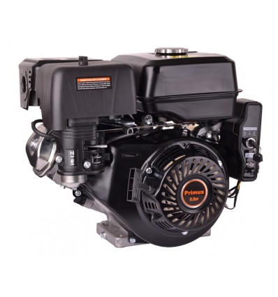 9 hk benzinmotor 25 mm aksel med elstart