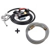 Dieselpumpe - 24 volt - med slange + håndtag