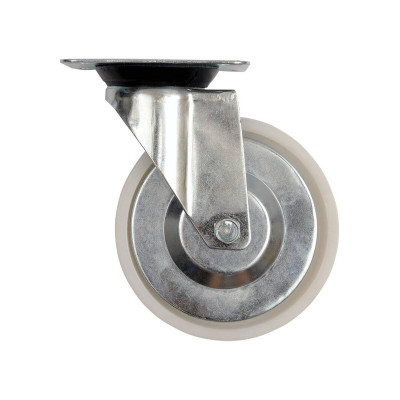 Transporthjul ø160 mm - nylon - med drejefod 