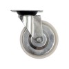 Transporthjul ø160 mm - nylon - med drejefod 