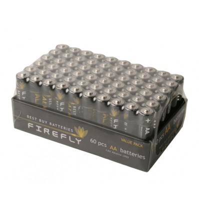 60 stk. AA Alkaline batterier