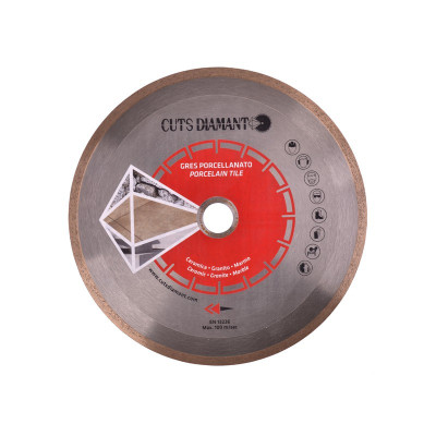 250 mm diamantklinge "lukket"