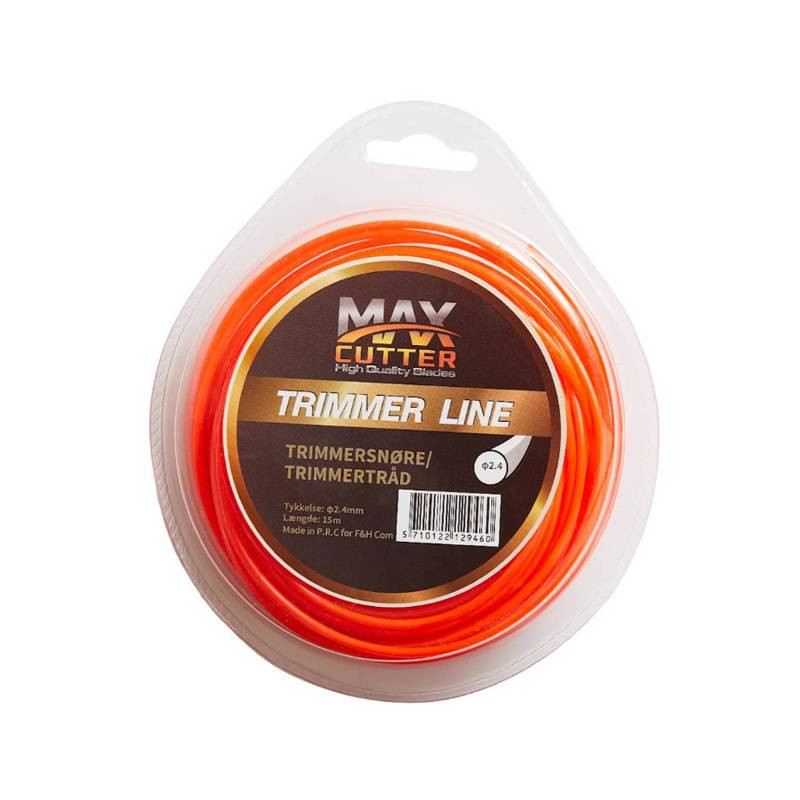 Trimmersnøre 2,4 mm - 15 meter