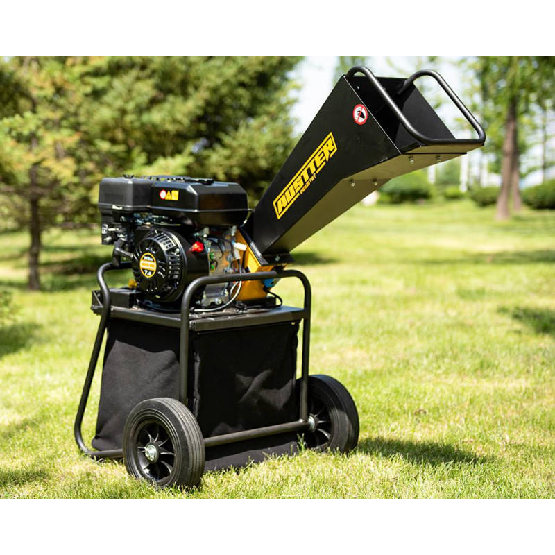 Flishugger med opsamler - 6,5 hk benzinmotor