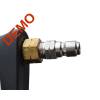 Terrasserenser professionel - rustfri - 22"