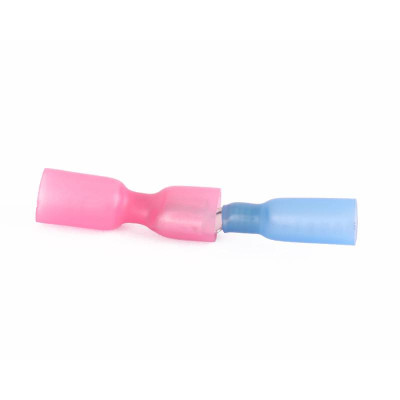 Ledningssamler / krympeflex - han stik - 50 stk.