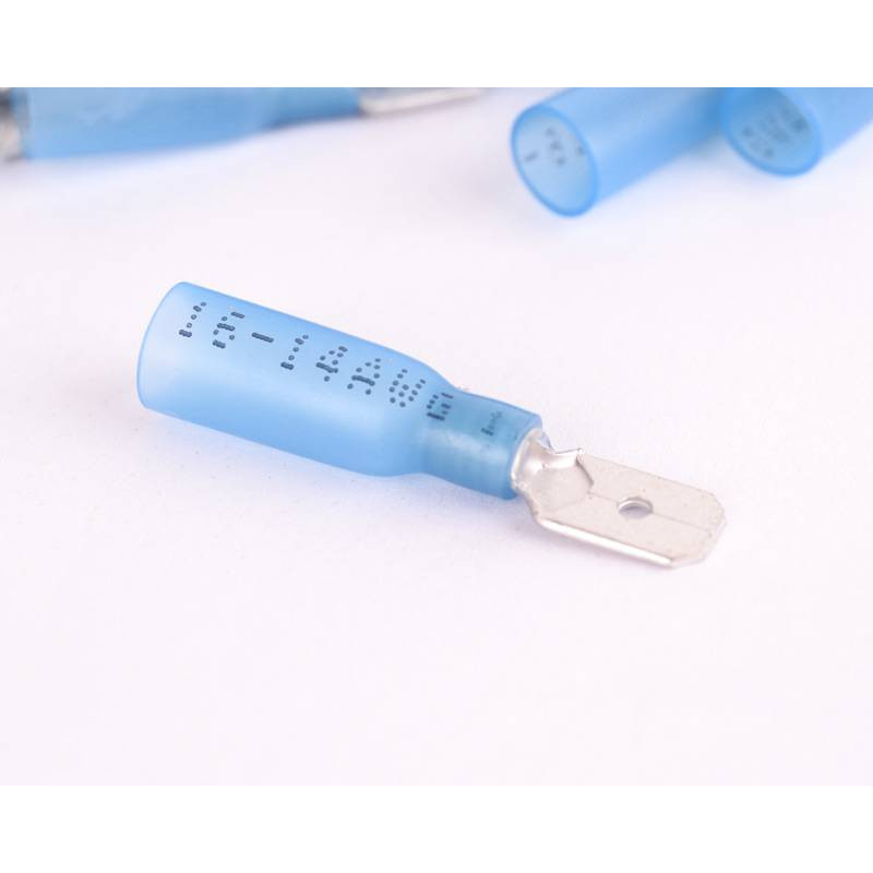 Ledningssamler / krympeflex - han stik - 50 stk.