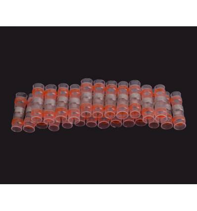 Ledningssamler med krympeflex - 8 mm - 25 stk.