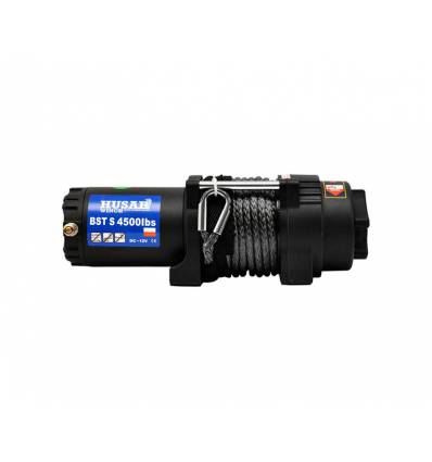 Trækspil 12 volt - 2041 kg - syntetisk reb