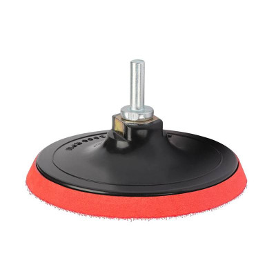 Støtterondel/bagskive med velcro - 125 mm
