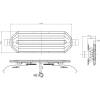 LED Lygtebro - 610 mm - gennemsigtigt cover