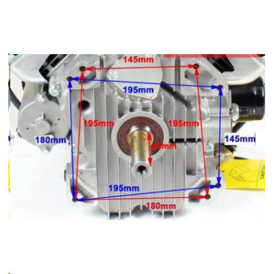 27 hk Loncin 2 cyl. lodret aksel