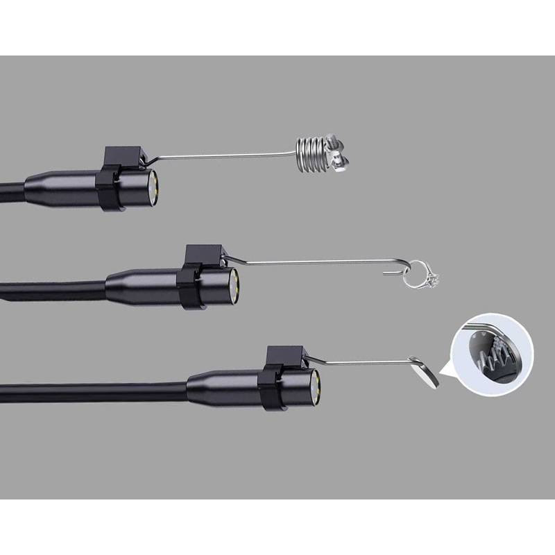 Inspektionskamera med dobbelt kamera og 4,3 mm skærm