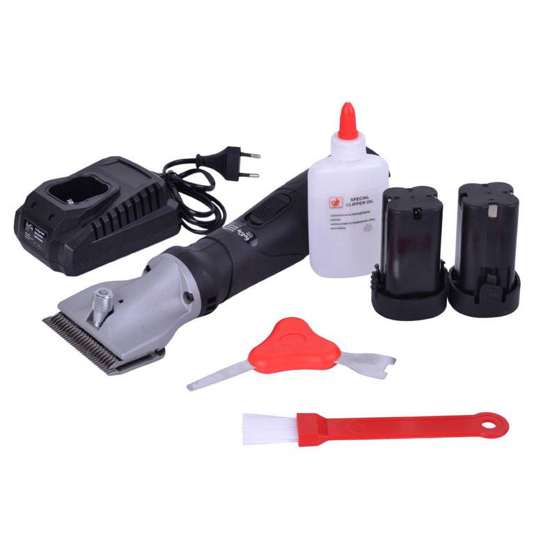 Hesteklipper - med 2 batterier