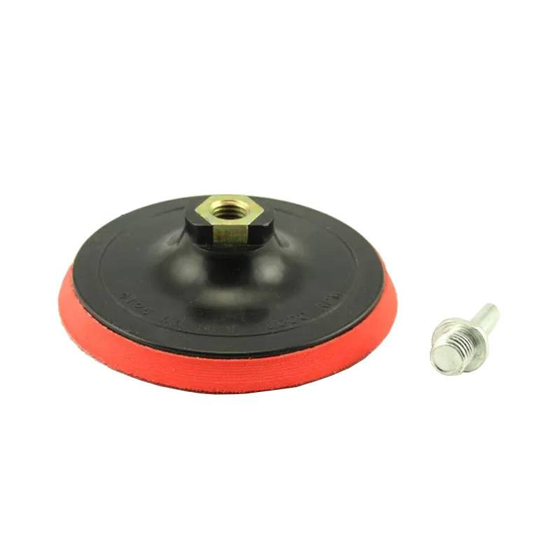 Støtterondel/bagskive med velcro - 125 mm
