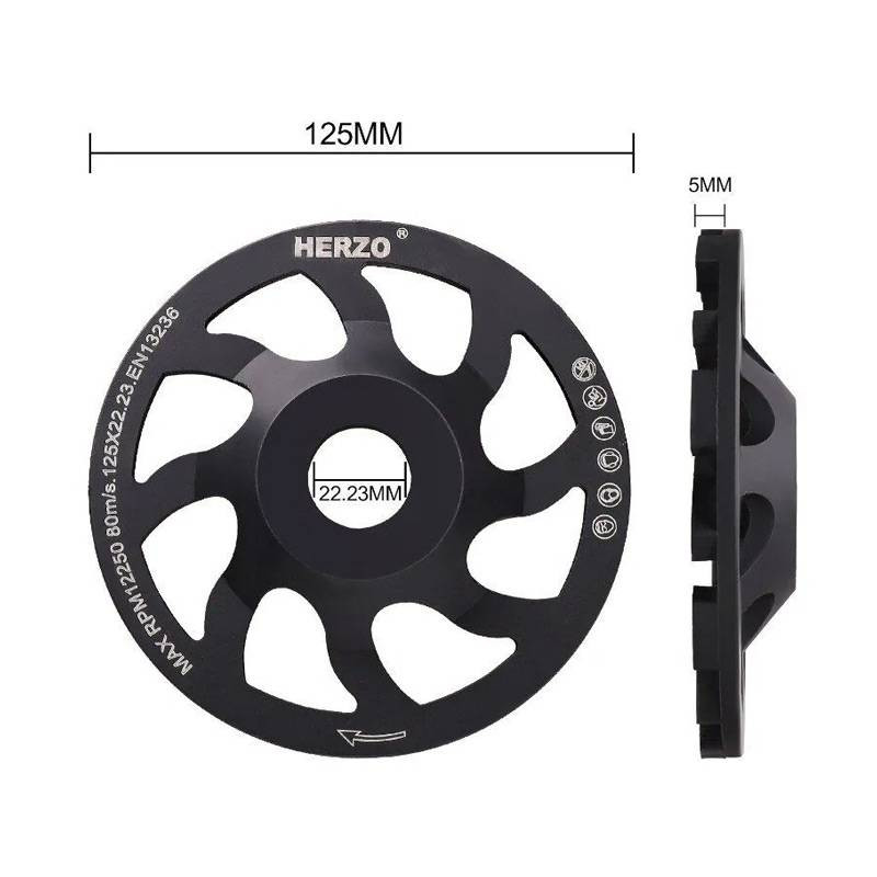 Diamant slibekop - 125 mm - til facadefræser/betonsliber