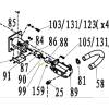 Hex møtrik/blot - M6x10 - minigraver nr. 8008801