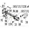 Låsering til hydraulik pumpe- minigraver nr. 8008801