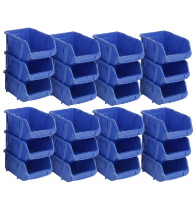 Stabelkasser 35,5 x 23 x 17 cm - 24 stk