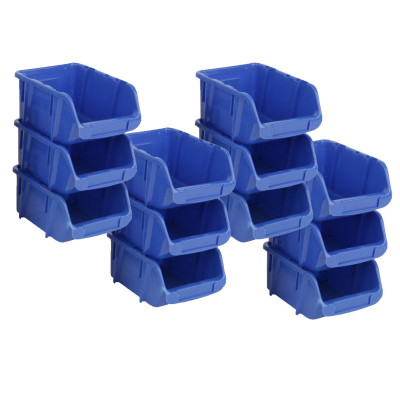 Stabelkasser 44 x 30,5 x 21 cm - 12 stk