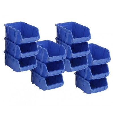 Stabelkasser 44 x 30,5 x 21 cm - 12 stk
