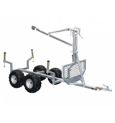Skovvogn 1500 kg med kran