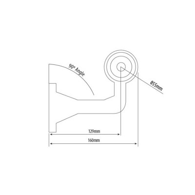 LED slingrelampe - venstre