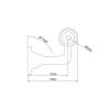 LED slingrelampe - venstre