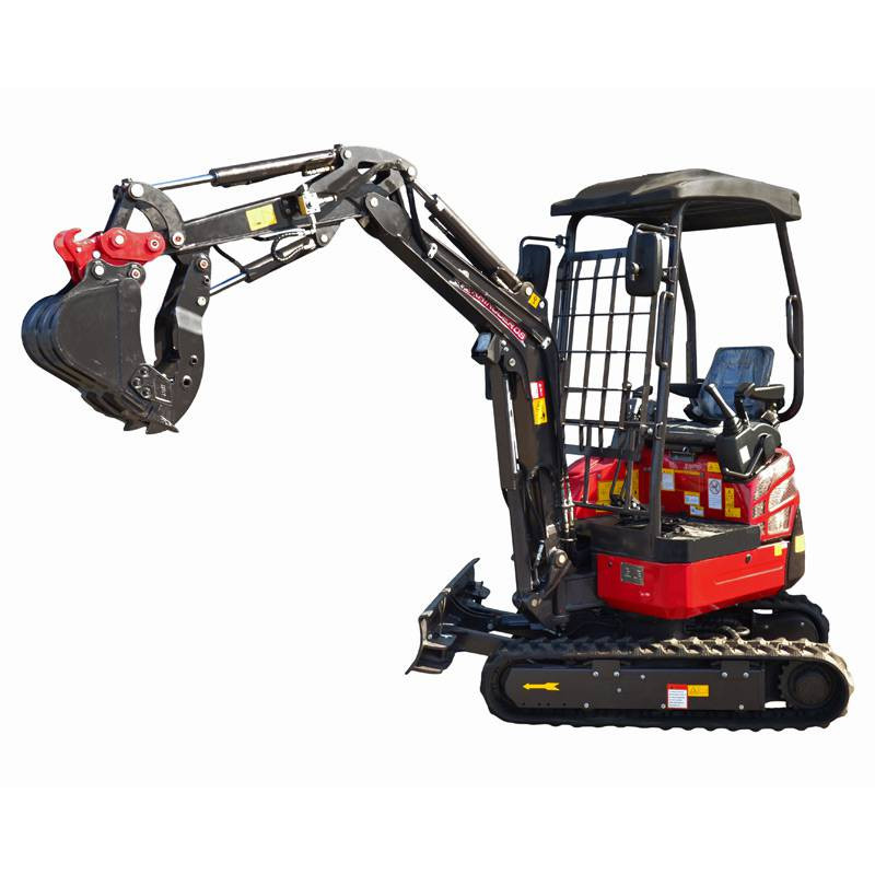Minigraver - 1,9 tons - Yanmar dieselmotor