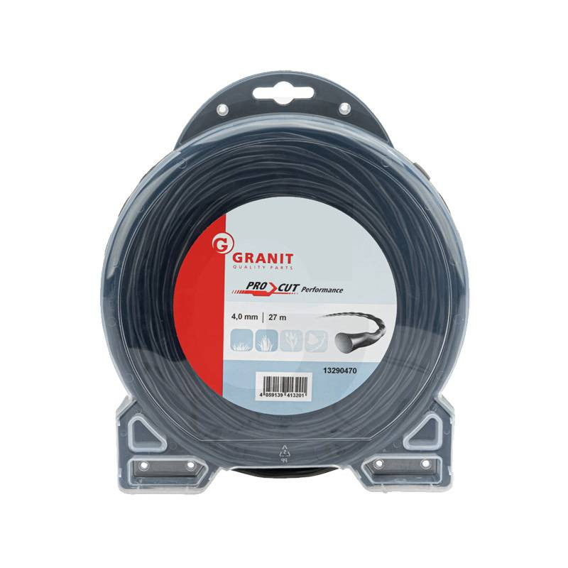 Trimmersnøre Ø4 mm snoet - 27 meter