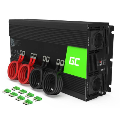 2000 watt Inverter DC 12V til AC 230V